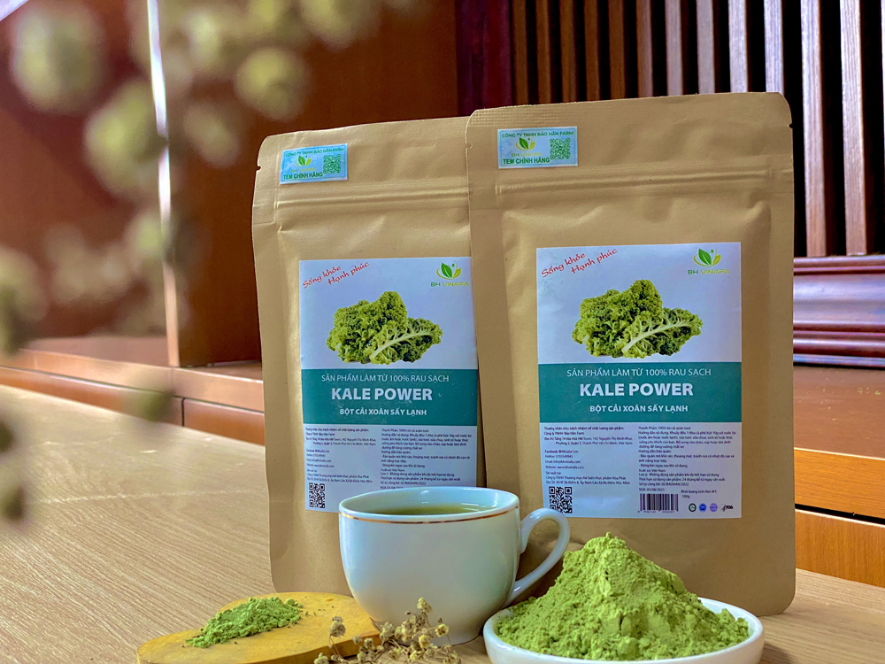 Thành phần dinh dưỡng của rau bina và cải xoăn